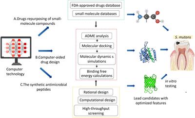 Novel antimicrobial agents targeting the Streptococcus mutans biofilms discovery through computer technology